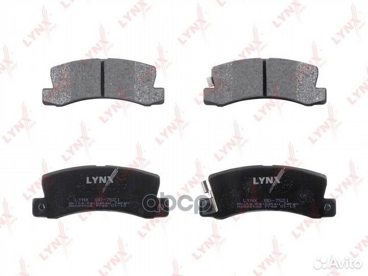 Колодки задние lynxauto BD-7521 BD-7521 lynxauto