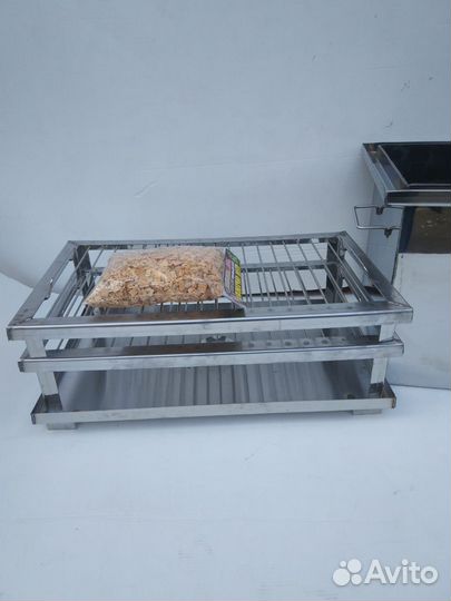 Коптильня горячего копчения из нержавейки