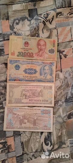 Купюры донг