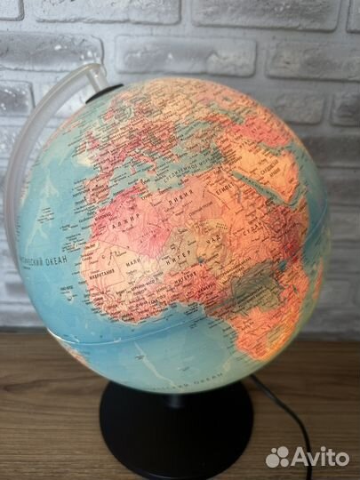 Глобус с подсветкой диаметр 32