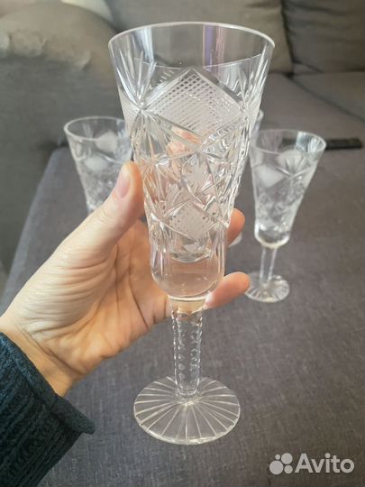 Хрустальные фужеры