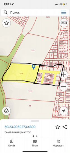 Участок 22,3 га (ИЖС)