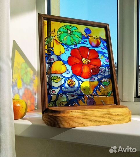 Витражная картина, панно 