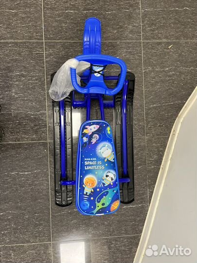 Снегокат детский Тимка спорт 1 космический высокий