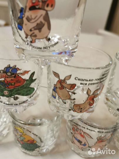 Стопки 8шт,новые,набор