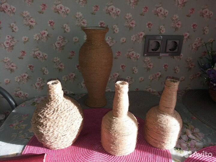 Бутылки для интерьера