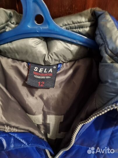 Пуховик Sela для мальчика 152