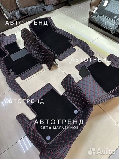 3D коврики из экокожи geely tugella