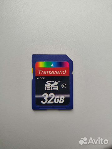 Карта памяти (флешка) SD HC Transcend 32 GB /Обмен