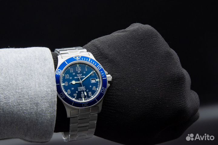 Часы Glycine Combat SUB Automatic Швейцария новые