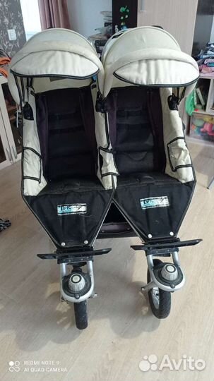 Коляска для двойни б/у