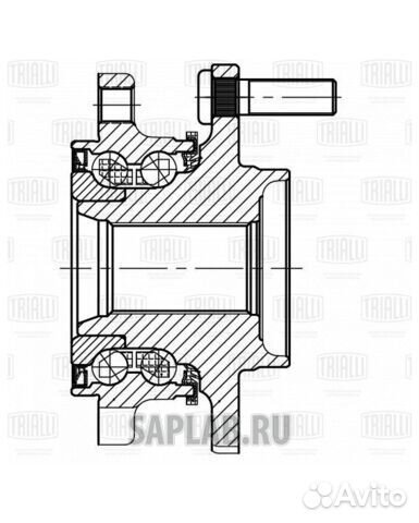 Ступица перед. в сборе с подшип. для а/м Nissan Qu