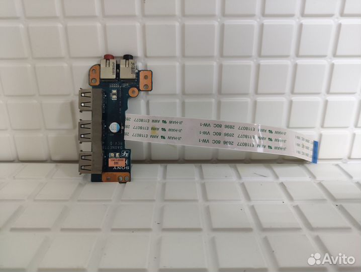Плата расширения USB ноутбука Sony VPC-EE