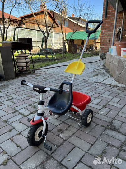 Велосипед с ручкой puky