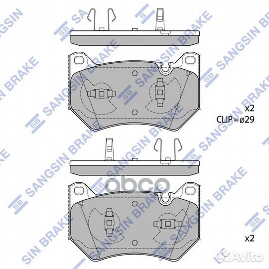 SP4518 Колодки тормозные audi Q5 (1LH) 16- пере
