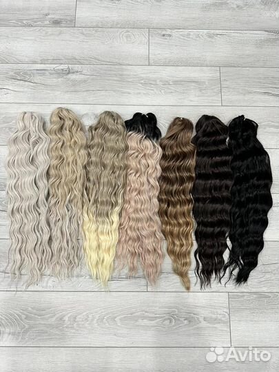 Наращивание волос на косички