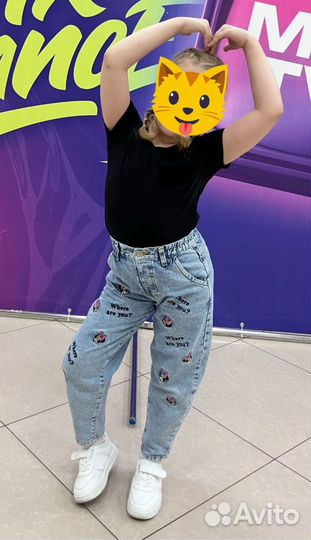 Джинсы Минни Маус