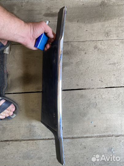 Накладка на бампер под госзнак Е39