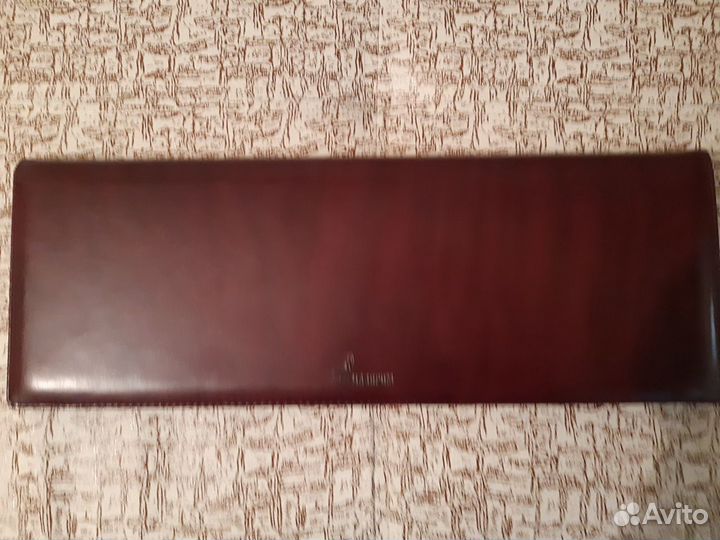 Кожаная папка с логотипом Газпром