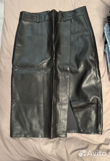 Джинсы 28 р 6 шт +юбка и штаны экокожа