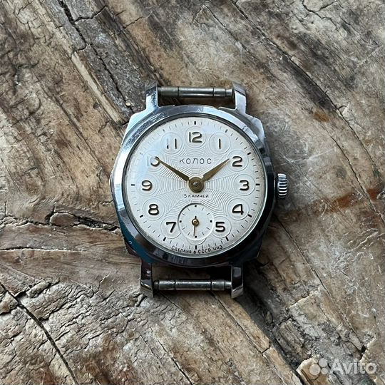 Часы советские механические Колос ччз, ссср, 1960е