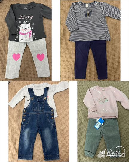 Одежда для девочки (23шт) 1-2 года