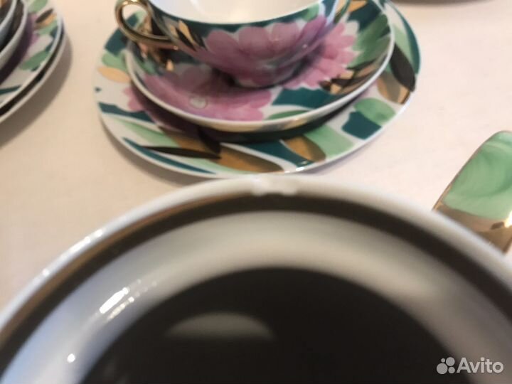 Чайный сервиз Георгины(Астра) Дулево 1979