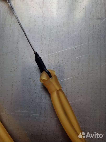 Тяги резиновые двойные с тросом нержавейка