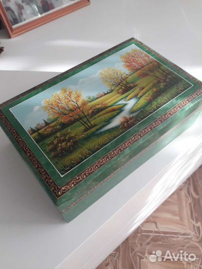 Шкатулка деревянная