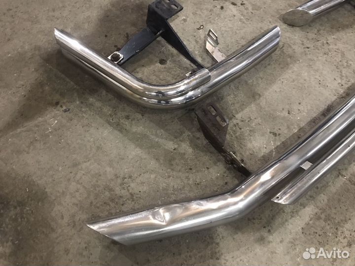 Защита бампера toyota land cruiser 200