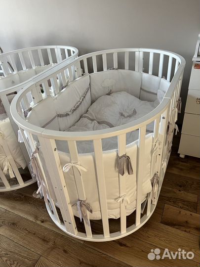 Кроватка трансформер с маятником