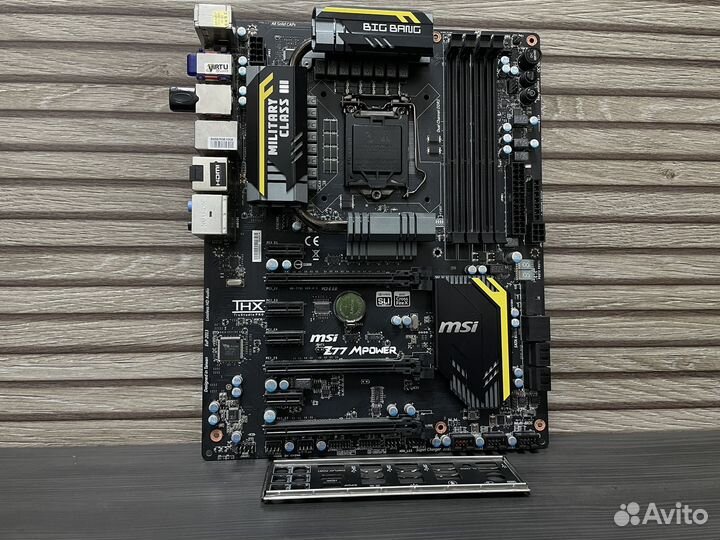 Топ плата MSI Z77 mpower LGA 1155 (Разгон, XMP)