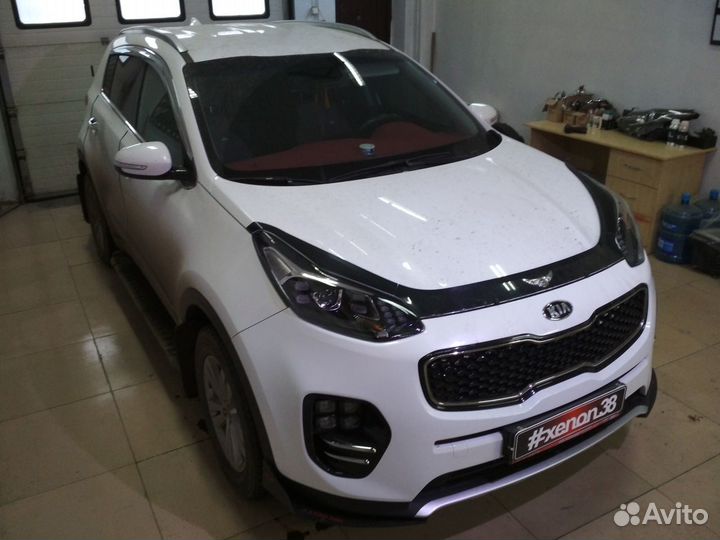 Kia Sportage разбор фар, чистка, полировка, бронь