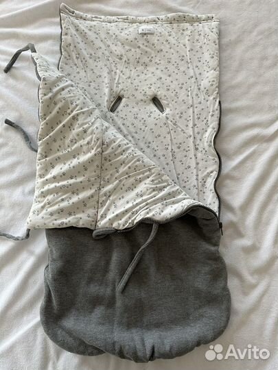 Вкладыш в прогулочную коляску на молнии хлопок