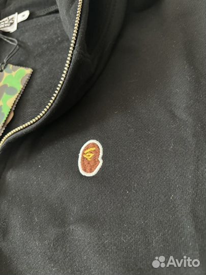 Зип худи bape черная