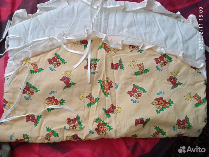 Бортики в детскую кроватку бу