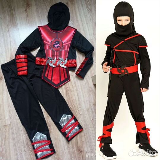Костюм ниндзя. Костюм Богатыря. Прокат