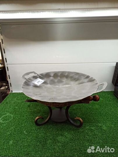 Подставка по садж кованная с ручкой