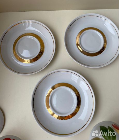 Чайные пары, сахарница, Краснодар з-д Чайка,1980-е