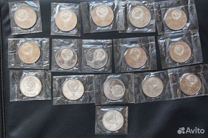 Юбилейка СССР и России пруф и ац, запайка