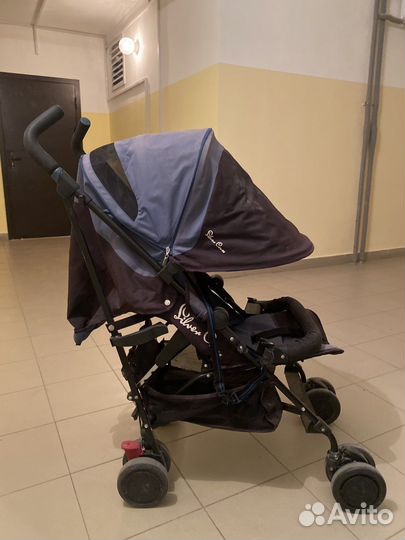 Коляска прогулочная трость silver cross pop