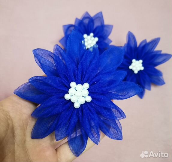 Резинки для волос с цветами