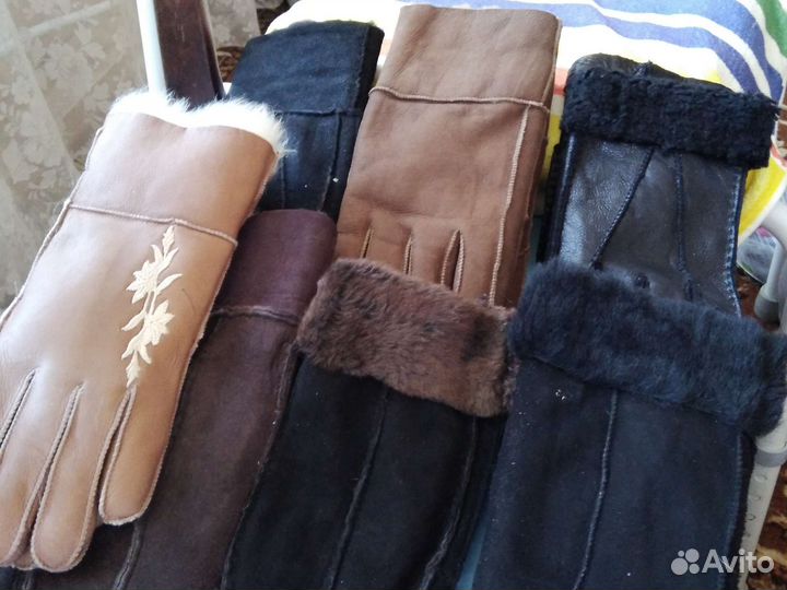 Перчатки и варежки дубленка