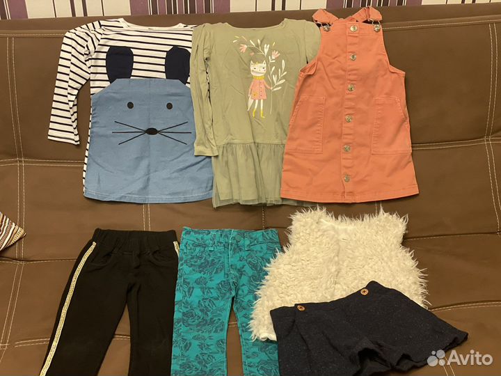 Вещи пакетом для девочки 110