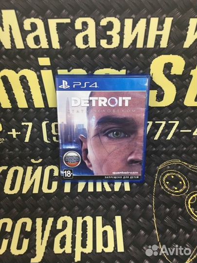 Игра диск PS4 Детройт