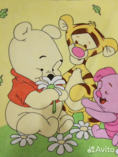 Новый детский плед / новое одеяло с Винни - пухом