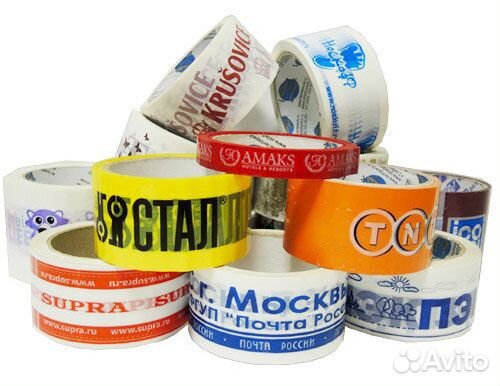 Скотч с логотипом