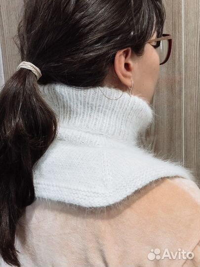 Шапка и снуд манишка