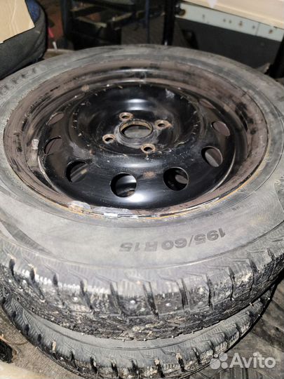 Колесо зимнее 195 60 r15 kia solaris