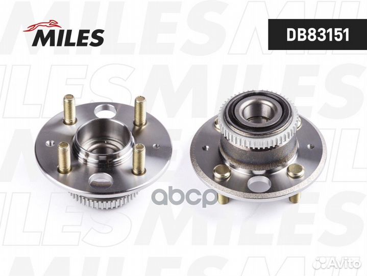 Ступица miles с подшипником honda civic 99- зад